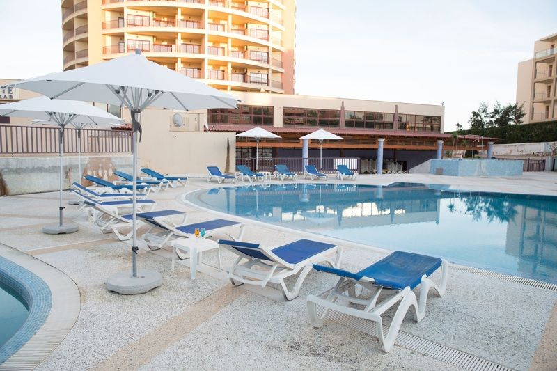 برايا دا روشا Clube Praia Mar Apartamentos Turisticos المظهر الخارجي الصورة